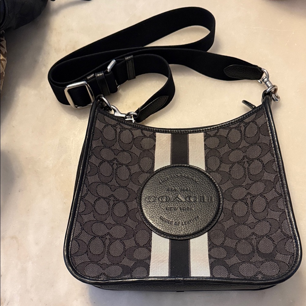 Coach Black and Brown Crossbody Bag